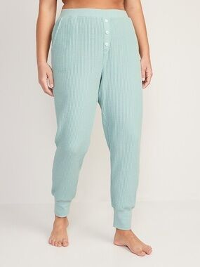Old Navy | High Waisted Waffle Knit Pajama Jogger Pants